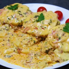 Pyszny przepis na filet drobiowy po hawajsku z ananasem i serem