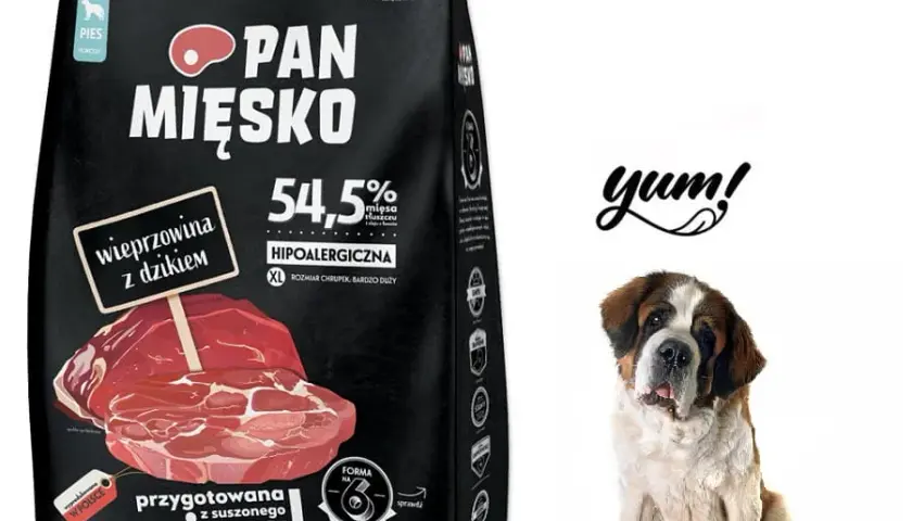Pan mięsko wieprzowina z dzikiem 20kg – idealna karma dla dużych psów