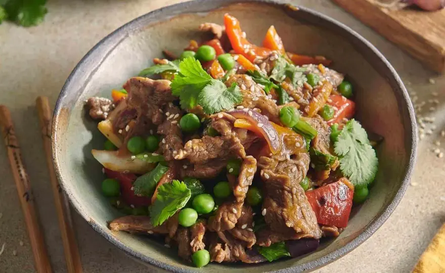 Szybki i prosty przepis na stir fry z wołowiną i warzywami