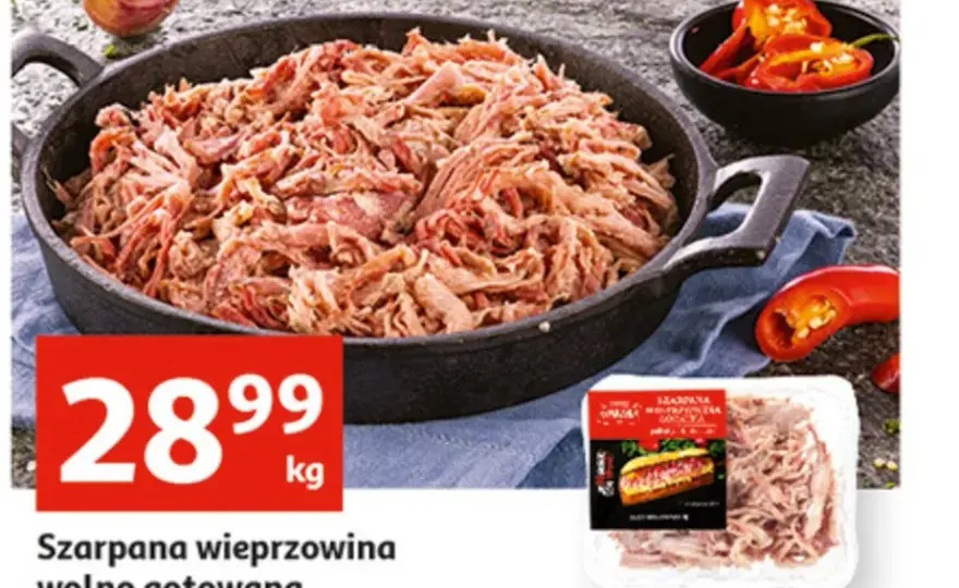 Szarpana wieprzowina Biedronka - aktualne ceny i promocje, które musisz znać