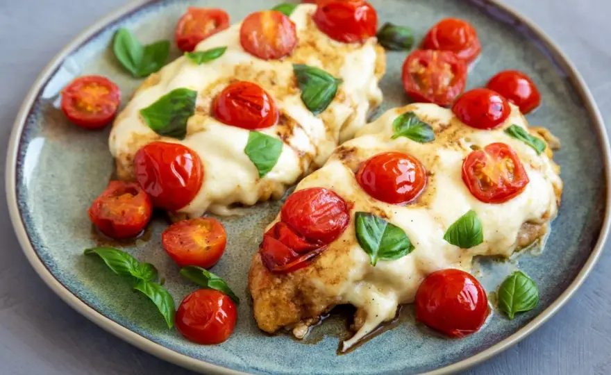 Kurczak caprese z jednej patelni - Pyszny obiad w mniej niż 30 min