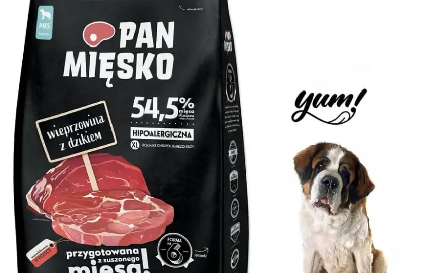 Pan mięsko wieprzowina z dzikiem 20kg – idealna karma dla dużych psów
